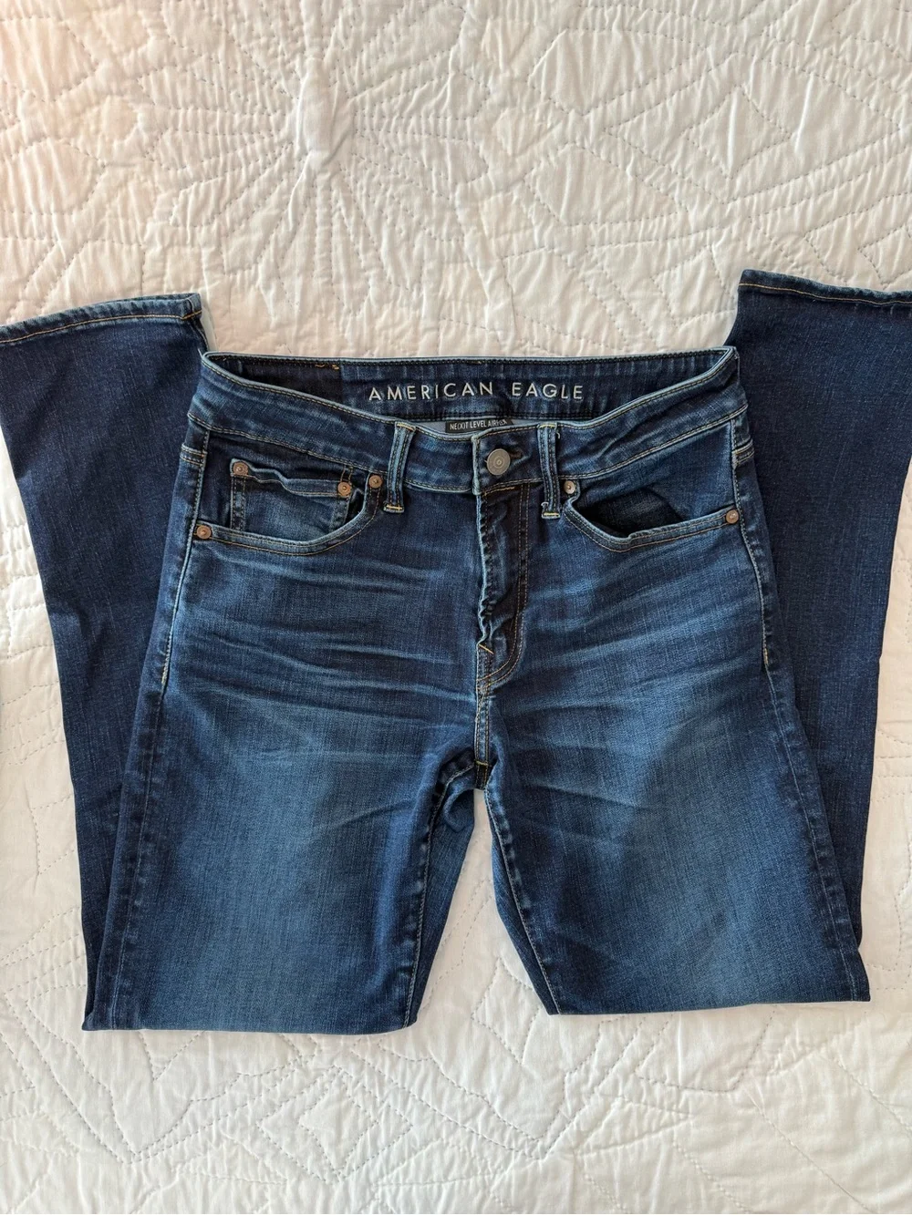 American Eagle Outfitters Airflex Slim Dark Wash Men’s Jeans